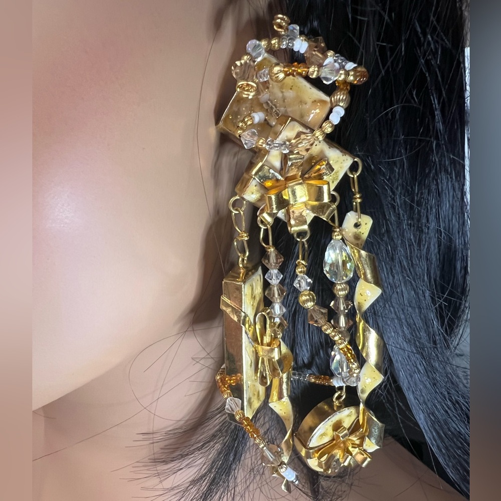 Lunch at the Ritz 1985 vintage earrings